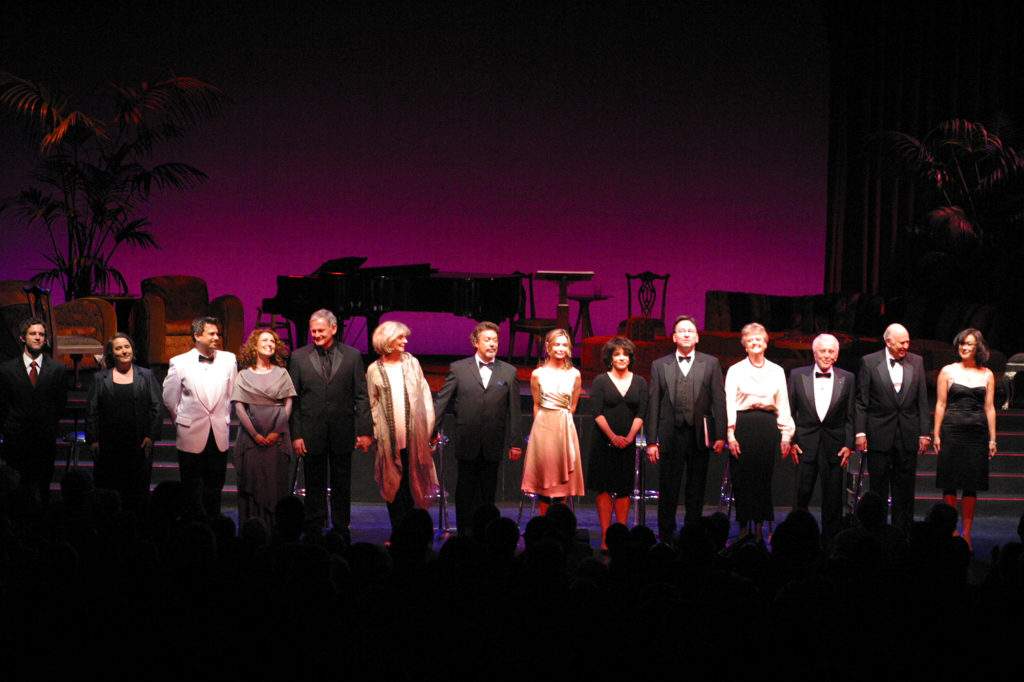 The cast taking a bow