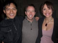 Archie Kao, David Rambo and Liz Vassey