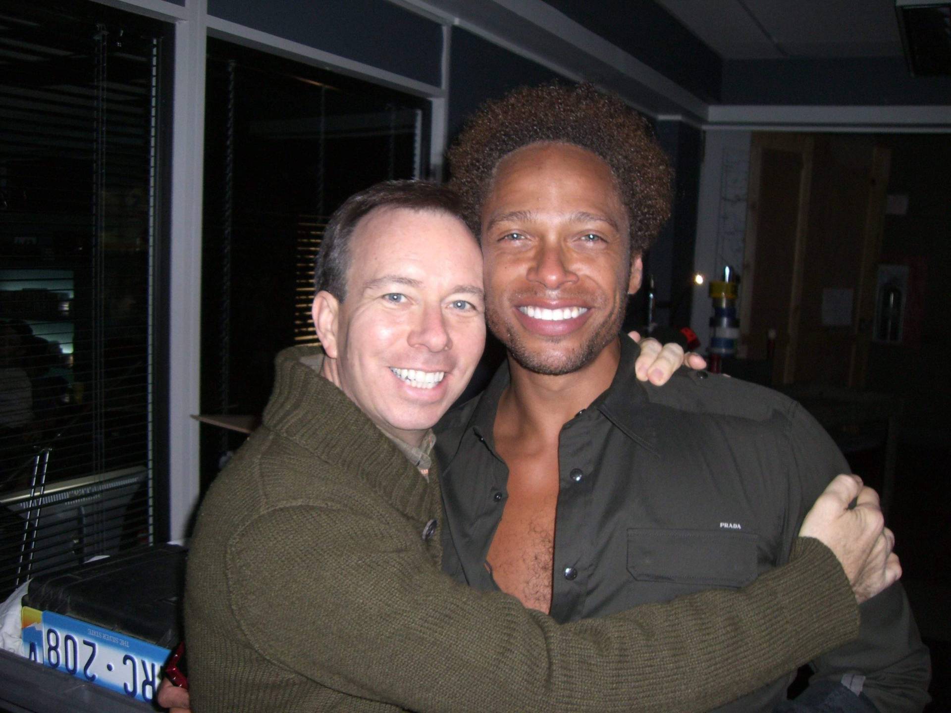 With Gary Dourdan