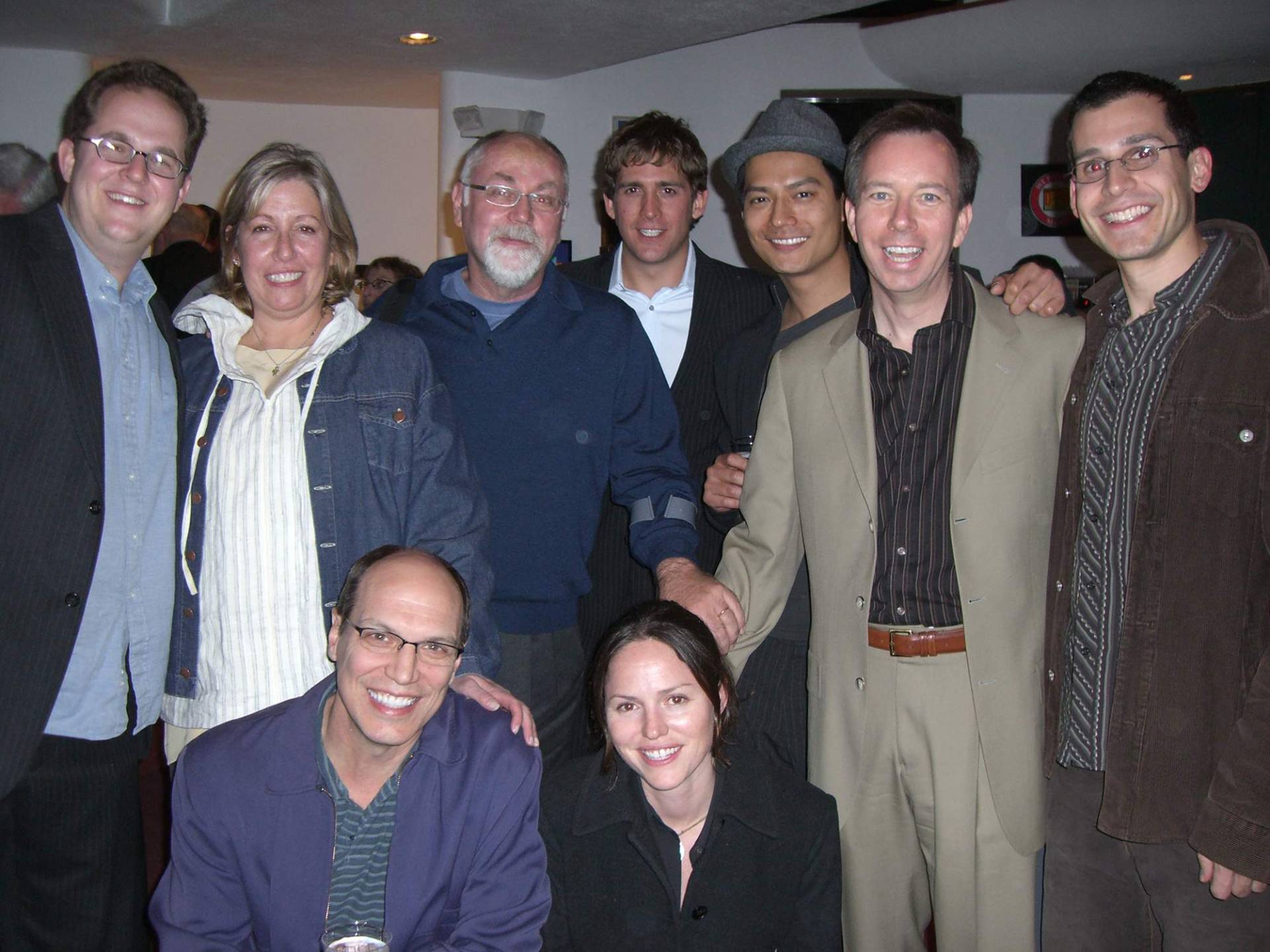 CSI cast and producers at opening night of The Ice-Breaker at the Laguna Playhouse: David Berman, Carol Mendelsohn, Marc Vann, Robert David Hall, Eric Szmanda, Archie Kao, David Rambo, Jon Wellner