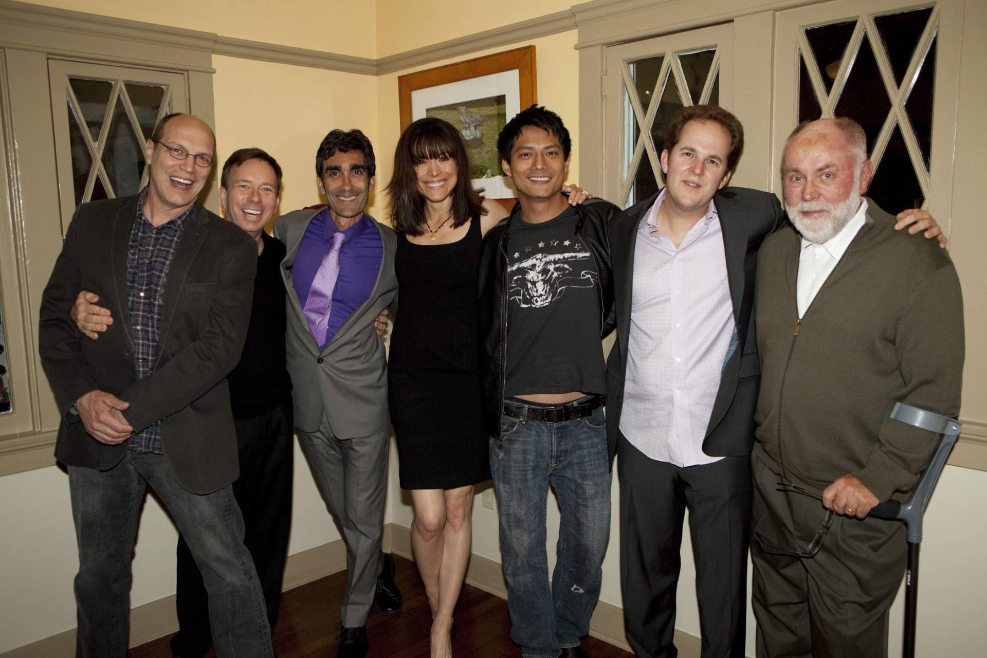 At Off Vine: Marc Vann, David Rambo, Richard Falzone, Liz Vassey, Archie Kao, David Berman and Robert David Hall